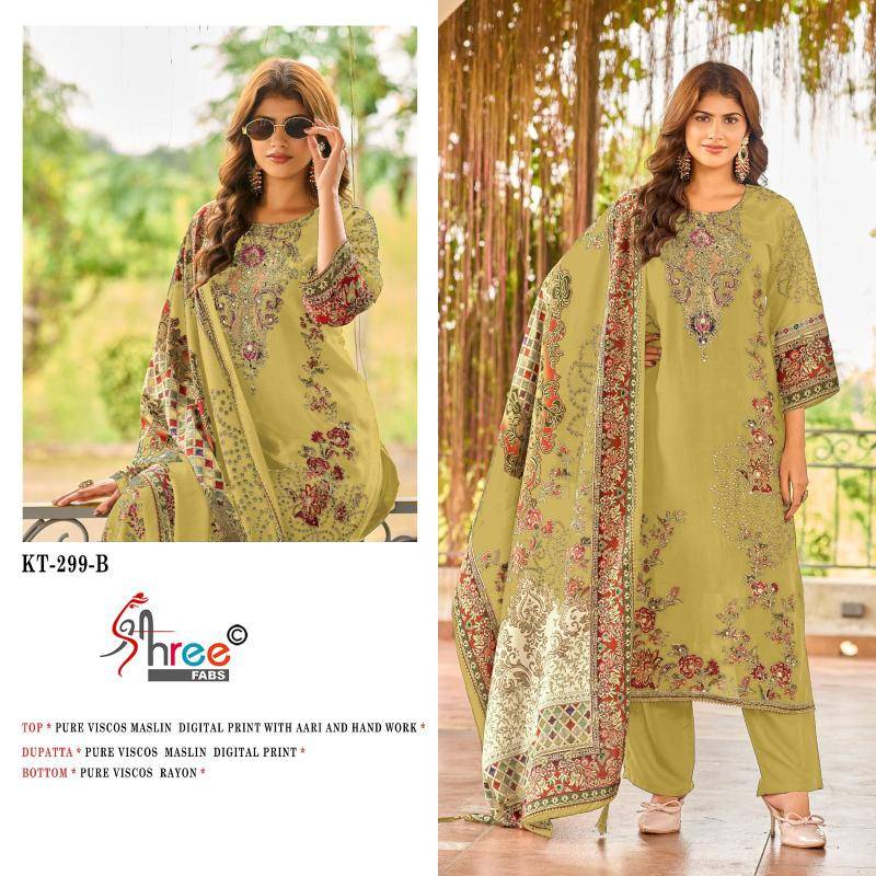 Shree fab KT-299 wholesale salwar suit market in india