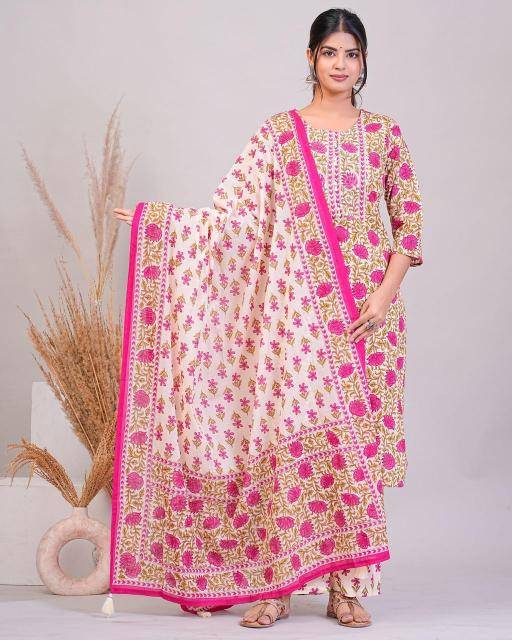 Janni 3pcs wholesale kurti manufacturers in ahmedabad with price list