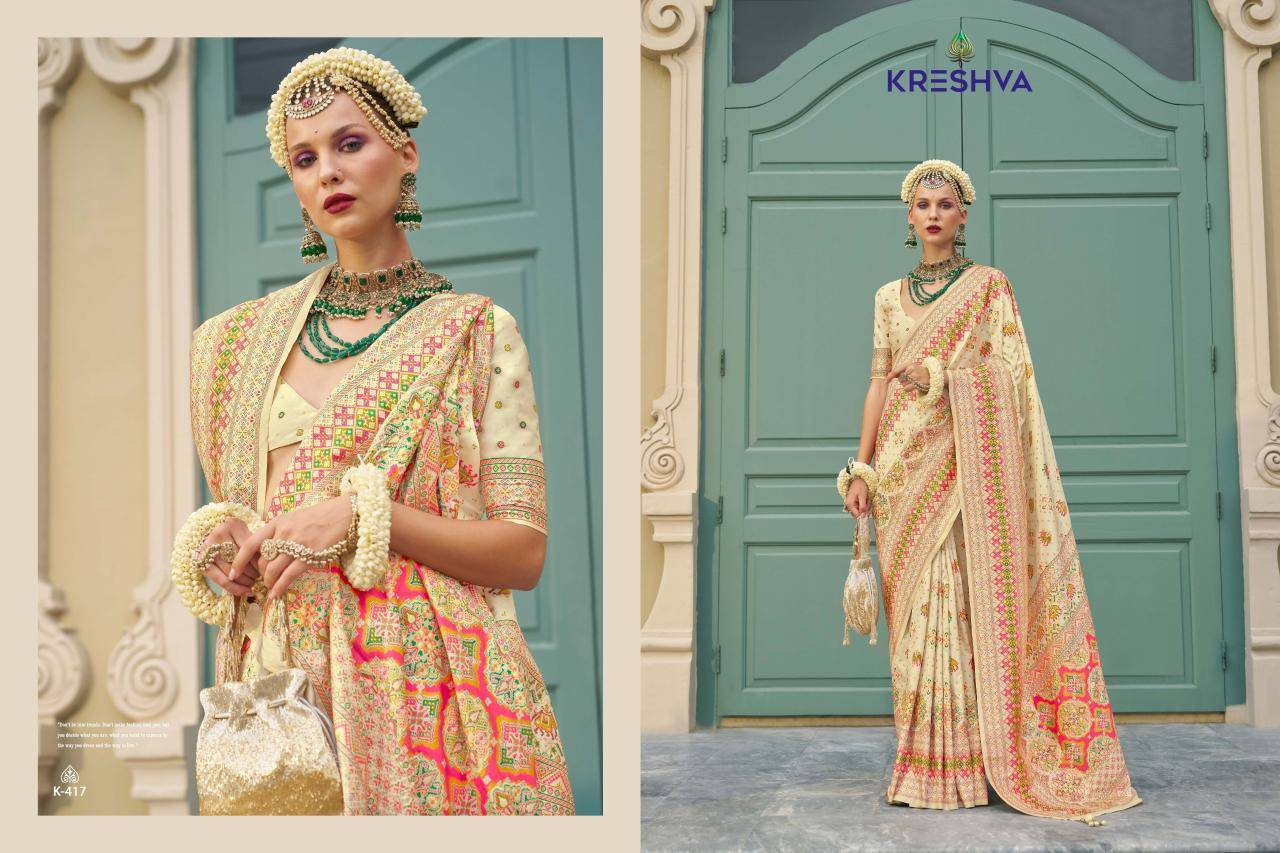 Kreshva kashmir vol 2 Saree manufacturers in Kolkata