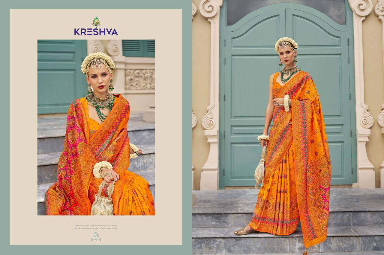 Kreshva kashmir vol 2 Saree manufacturers in Kolkata