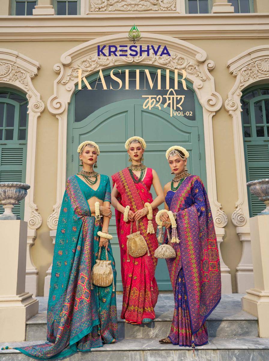Kreshva kashmir vol 2 Saree manufacturers in Kolkata