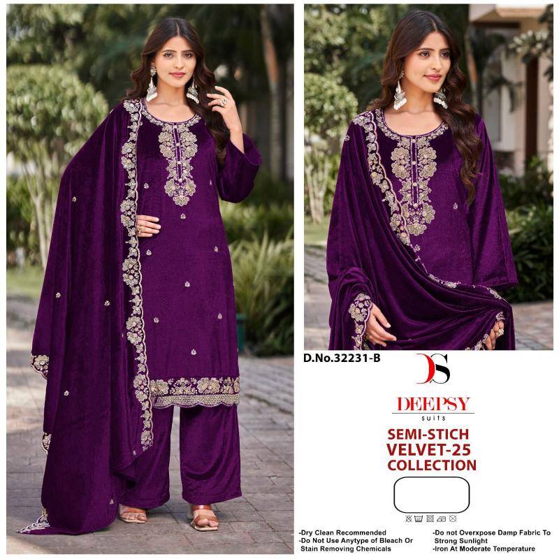 Deepsy hit design of velvet 25 Wholesale Designer Salwar Kameez