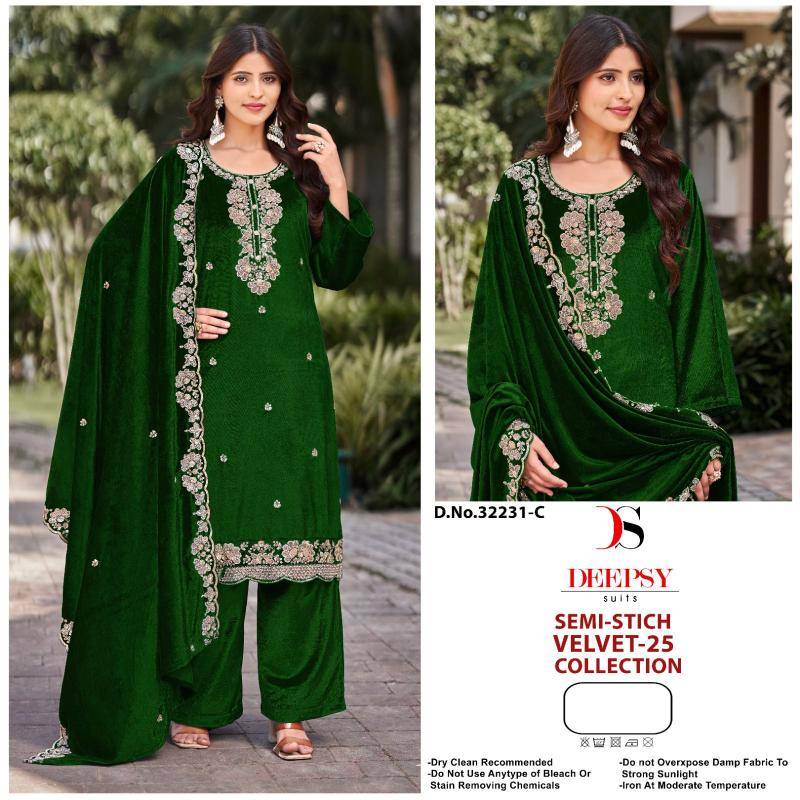 Deepsy hit design of velvet 25 Wholesale Designer Salwar Kameez