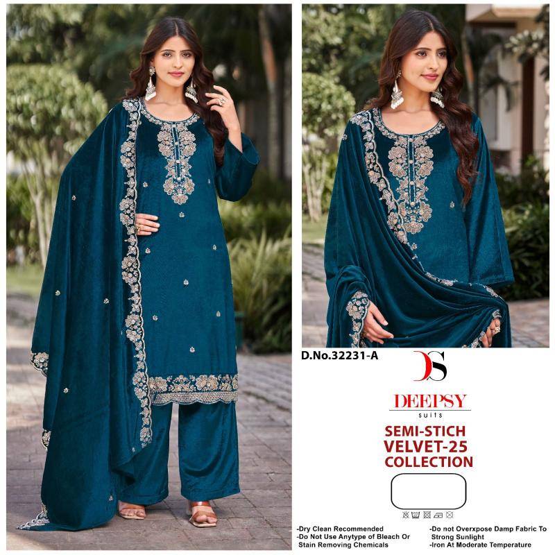 Deepsy hit design of velvet 25 Wholesale Designer Salwar Kameez