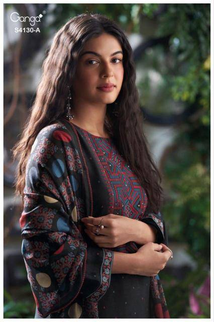 Ganga ileana 4130 Wholesale dress material shops in Hyderabad