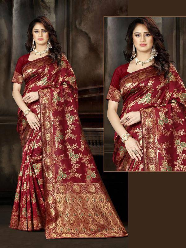 Triveni FF-30 banarasi silk Wholesale saree online