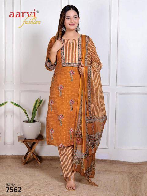 Aarvi ajrakh vol-4 Kurti manufacturer in hydrabad
