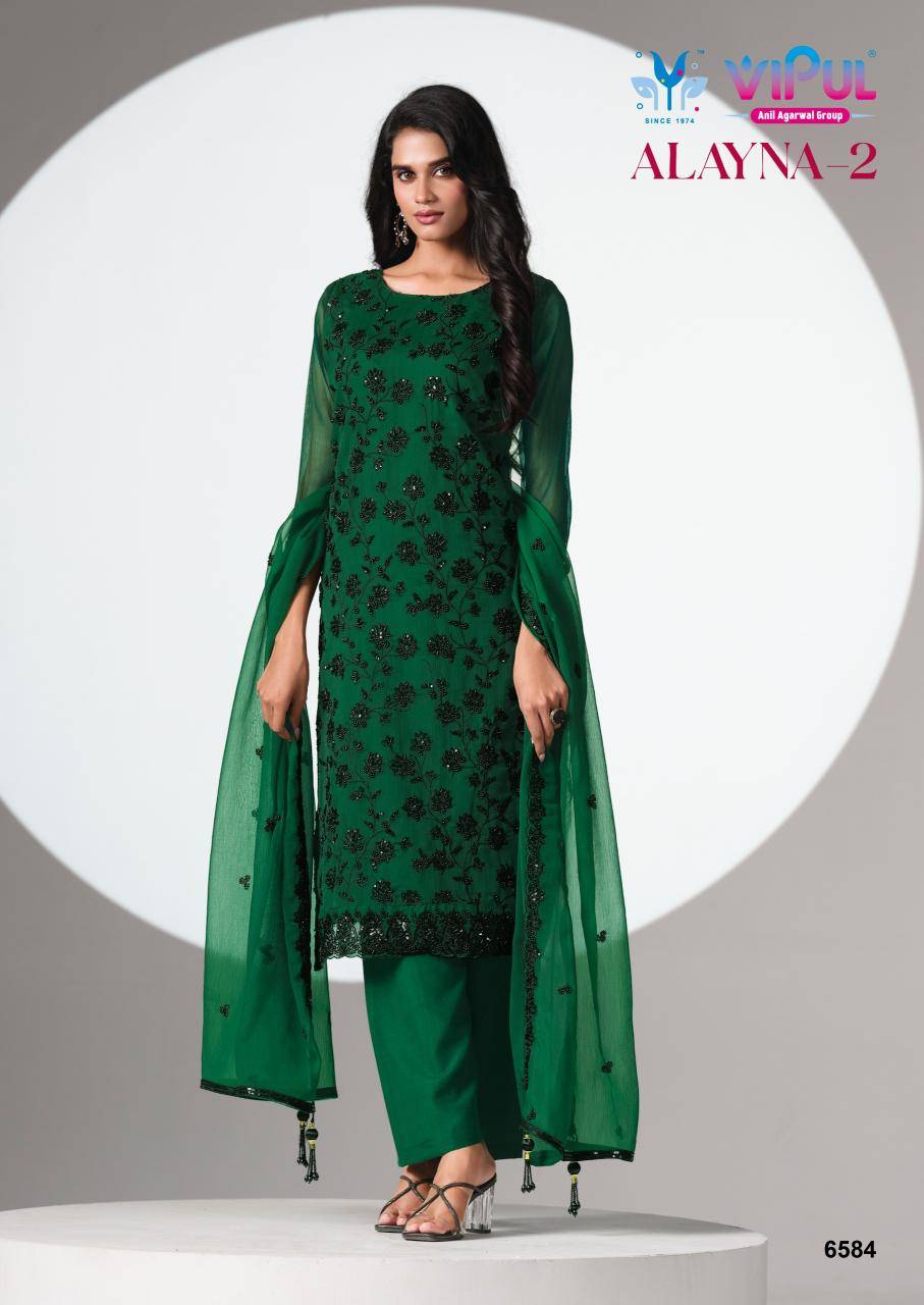 Vipul alayna 2 Wholesale dress materials suppliers in Surat