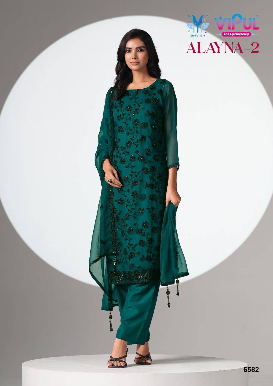 Vipul alayna 2 Wholesale dress materials suppliers in Surat