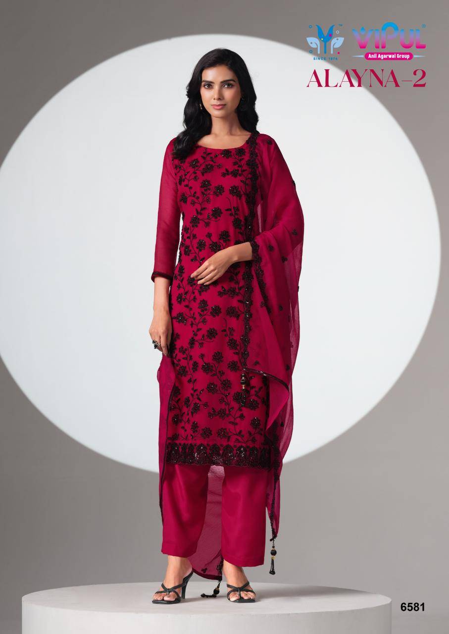Vipul alayna 2 Wholesale dress materials suppliers in Surat