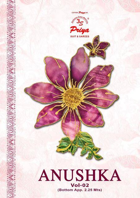 Js priya anushka vol-2 Dress materials wholesalers in Hyderabad