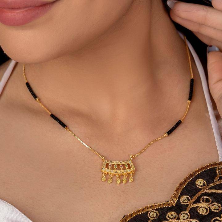 Micro gold plated manglsutra 1888 Fashion jewelry dealers in Mumbai