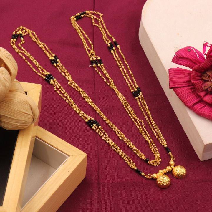 Micro gold plated manglsutra 1891 Artificial fashion accessories in Mumbai