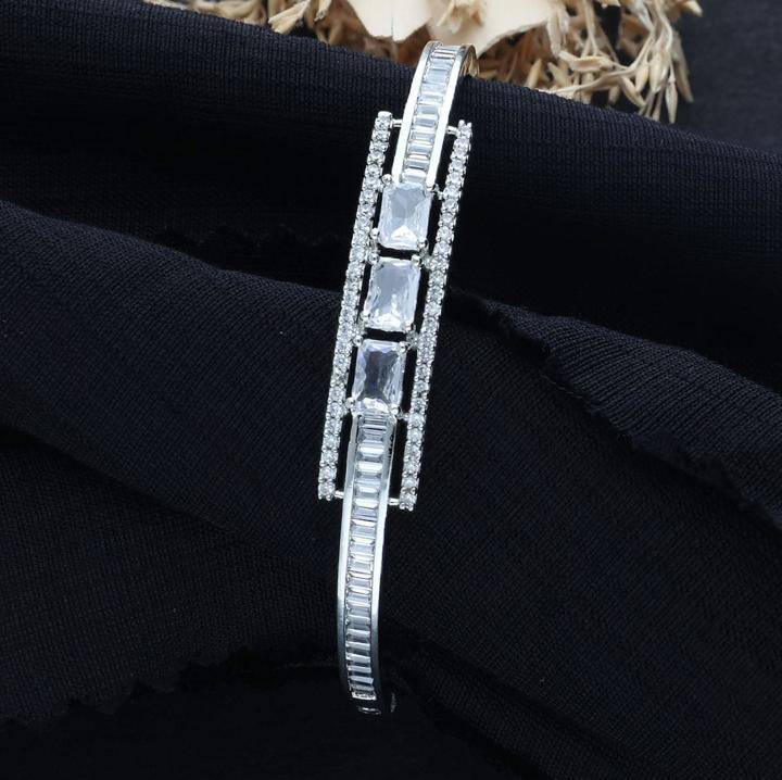 Anti tranish Silver-plated american diamond Bracelet 567 Customized artificial jewelry Mumbai