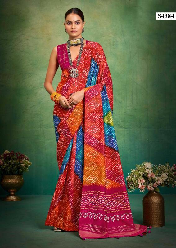 Bhagya laxmi bandhej  Saree manufacturers in India