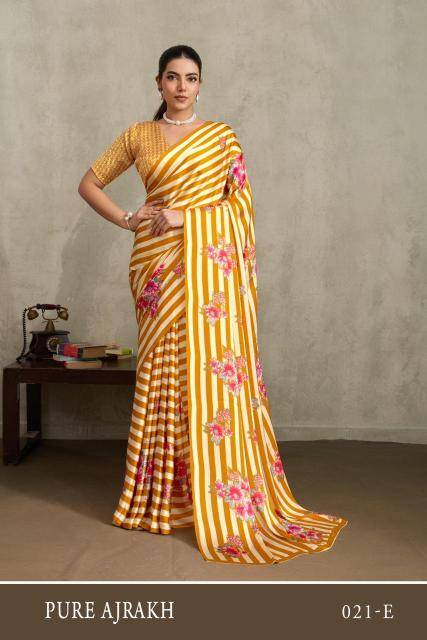 Rajtex pure ajrakh 21 Fancy Sarees wholesale