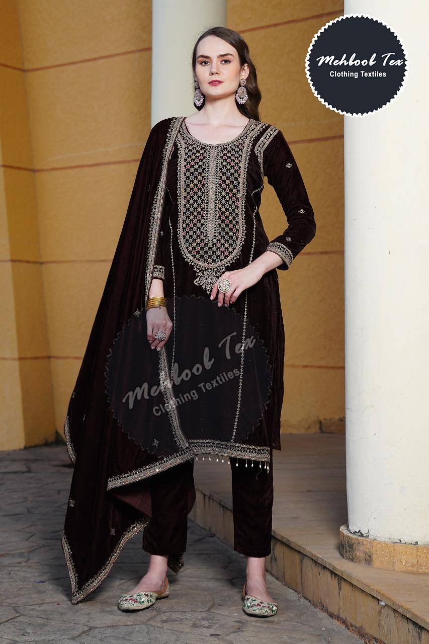 Karma mehbbob tex 1482 Surat wholesale salwar suits online