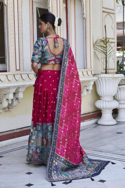 PRASANG 05 jecard viscose Red Best Lehenga Choli Manufacturer in Surat