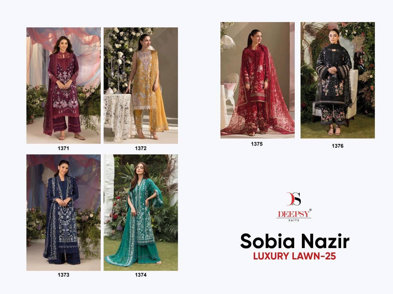 Deepsy sobia nazir lawn 25 Salwar Suits wholesale market in Hyderabad