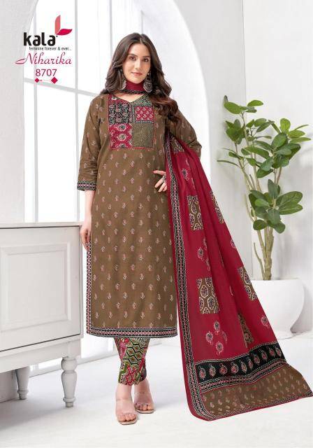 Kala niharika vol-5 Dress material wholesale shop in Kolkata