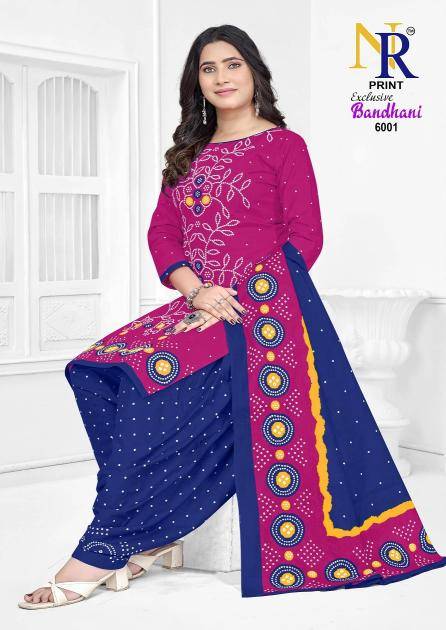 Nr exclusive bandhani vol- 6 Designer dress materials in Delhi