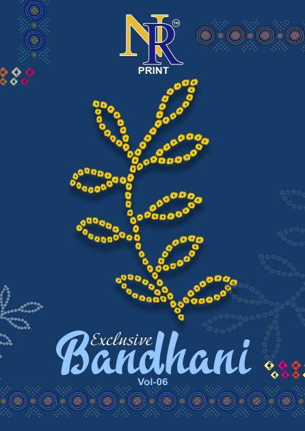 Nr exclusive bandhani vol- 6 Designer dress materials in Delhi