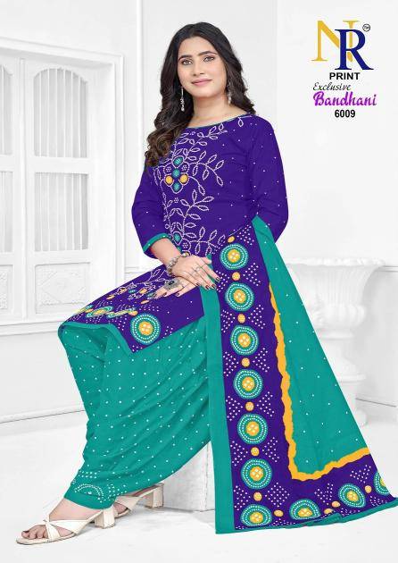 Nr exclusive bandhani vol- 6 Designer dress materials in Delhi