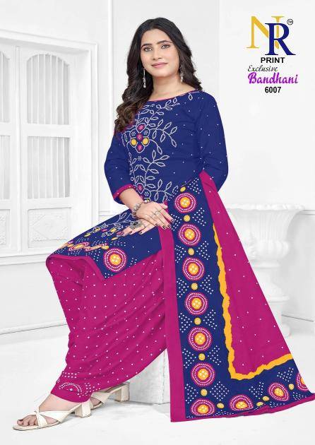 Nr exclusive bandhani vol- 6 Designer dress materials in Delhi