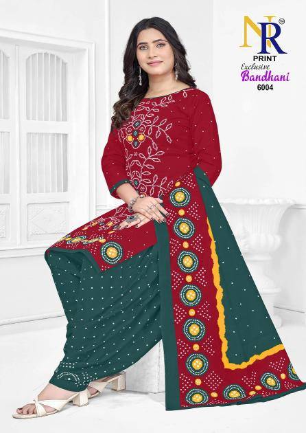 Nr exclusive bandhani vol- 6 Designer dress materials in Delhi