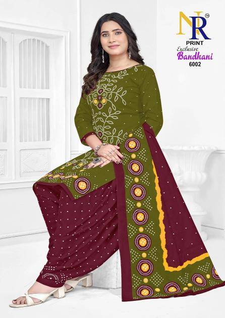 Nr exclusive bandhani vol- 6 Designer dress materials in Delhi