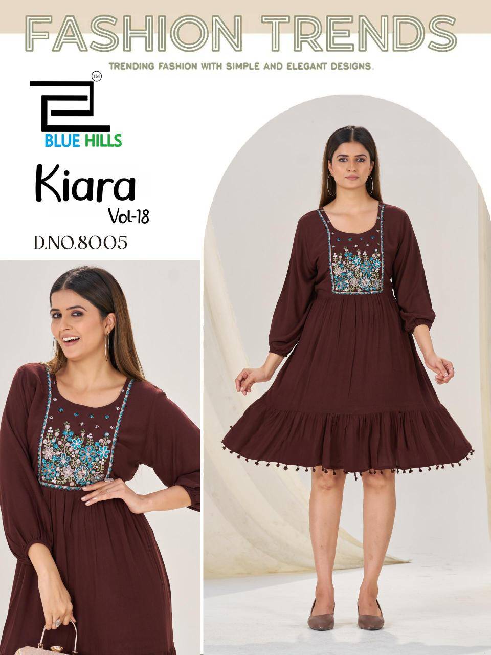 Blue hills kiara vol 18 Kurti exporters in India