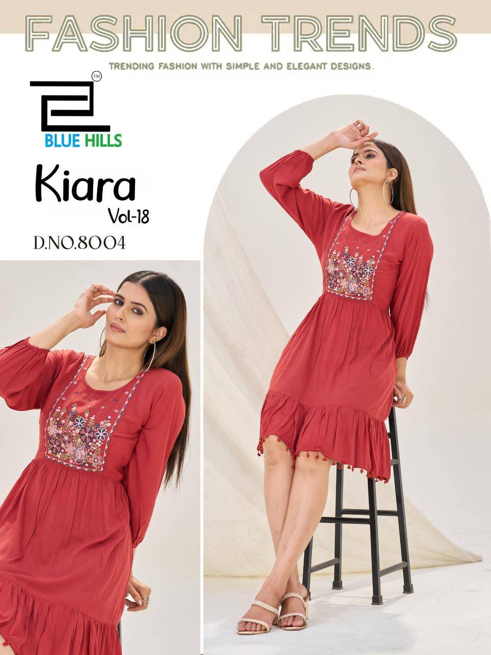Blue hills kiara vol 18 Kurti exporters in India
