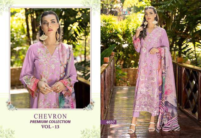 Shree fabs chevron premium collection vol 13 Dress material wholesale market in India
