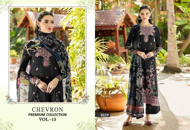 Shree fabs chevron premium collection vol 13 Dress material wholesale market in India
