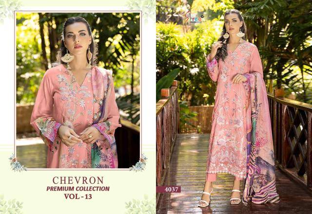 Shree fabs chevron premium collection vol 13 Dress material wholesale market in India