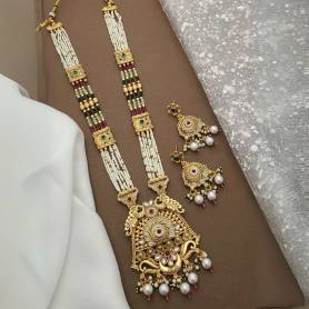 Long Necklace Set LNS015  Artificial fashion jewellery suppliers in Delhi