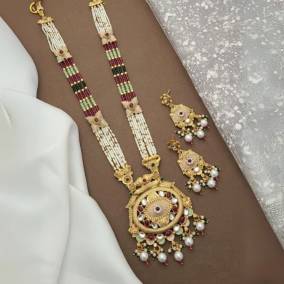 Long Necklace Set LNS016 Costume jewellery wholesalers in Delhi