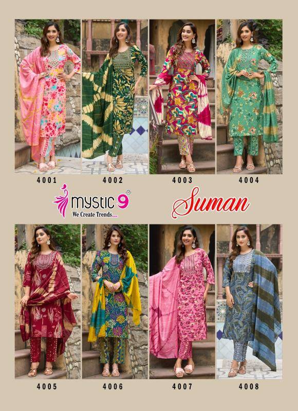 Mystic9 suman vol 4 Wholesale Kurti market in Mumbai