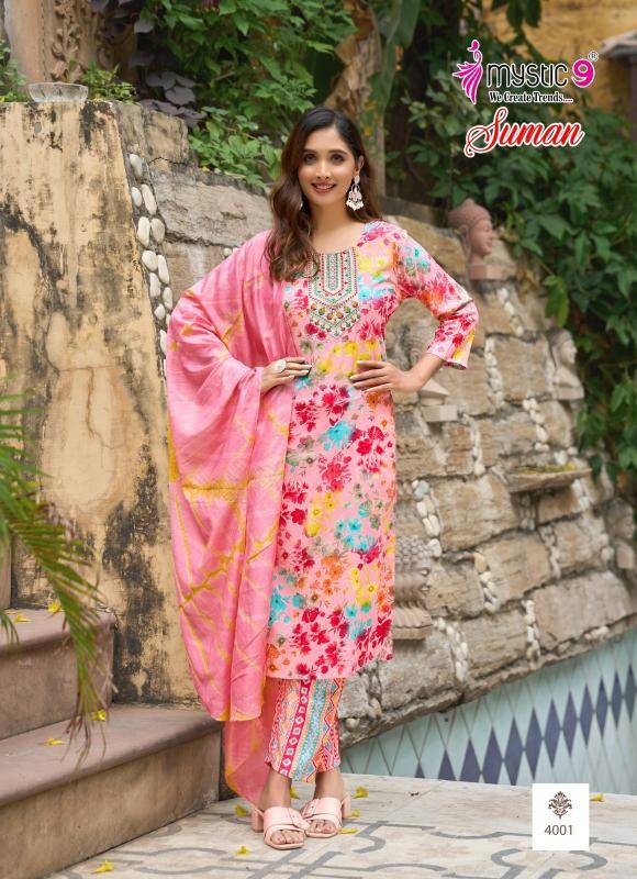 Mystic9 suman vol 4 Wholesale Kurti market in Mumbai