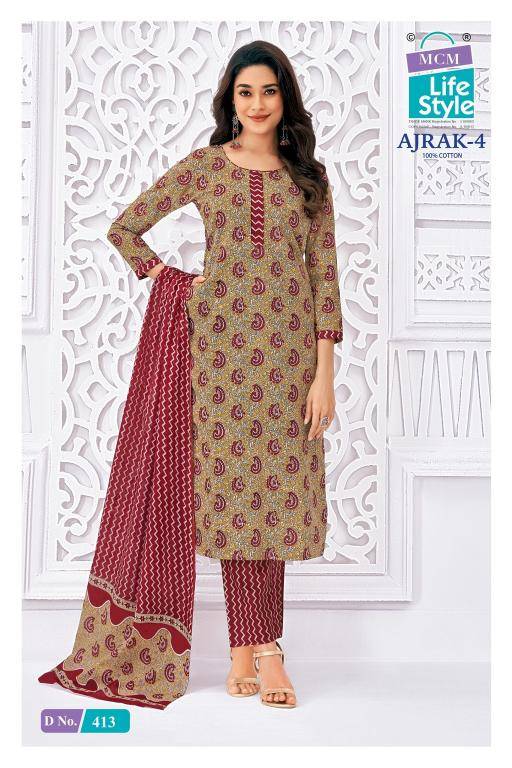 MCM ajrak vol-4 Latest kurti designs wholesale