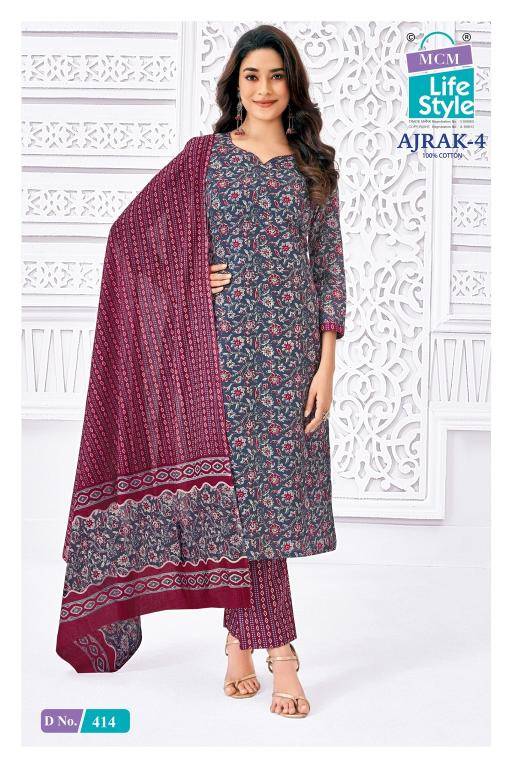 MCM ajrak vol-4 Latest kurti designs wholesale