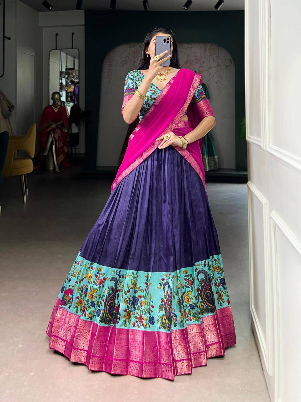 KRISHIKA Aastha Silk NBL Lehenga choli distributor in India