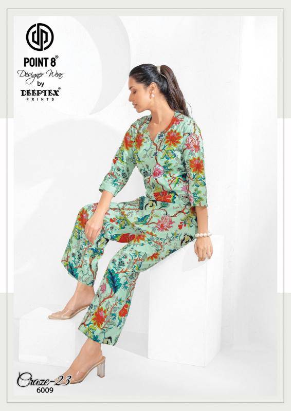 Deeptex craze23 vol-6 coord set Latest designer kurti wholesalers in Surat