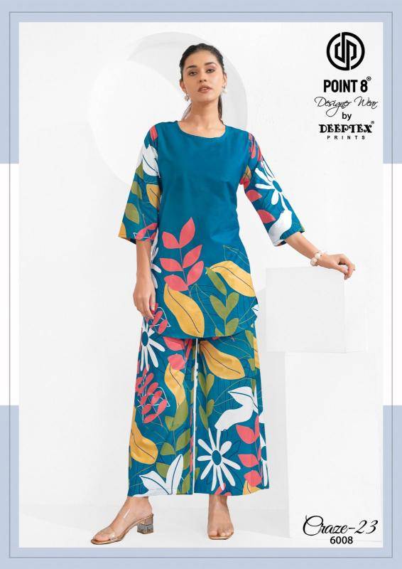 Deeptex craze23 vol-6 coord set Latest designer kurti wholesalers in Surat