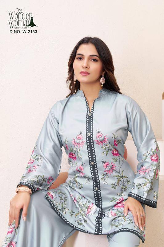The wonder woman W-2133 coord set Kurti manufacturer in Hyderabad