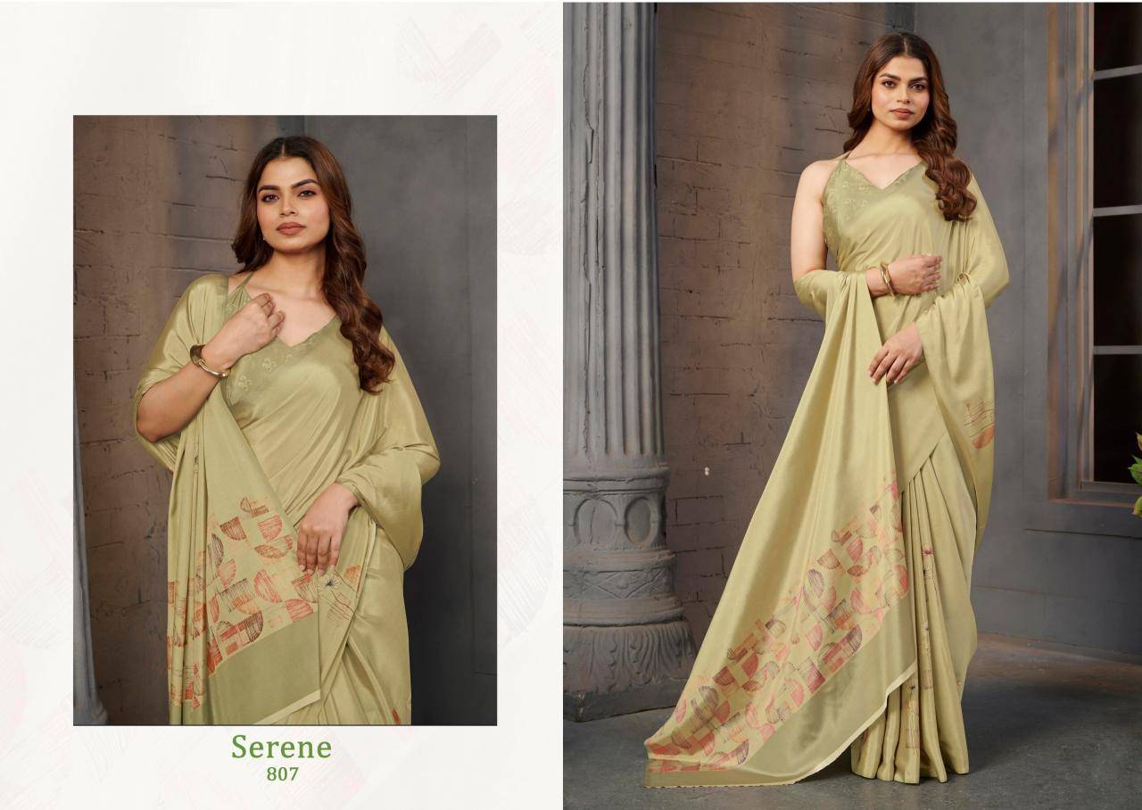Tulsi serena digital print Designer sarees wholesale in Surat