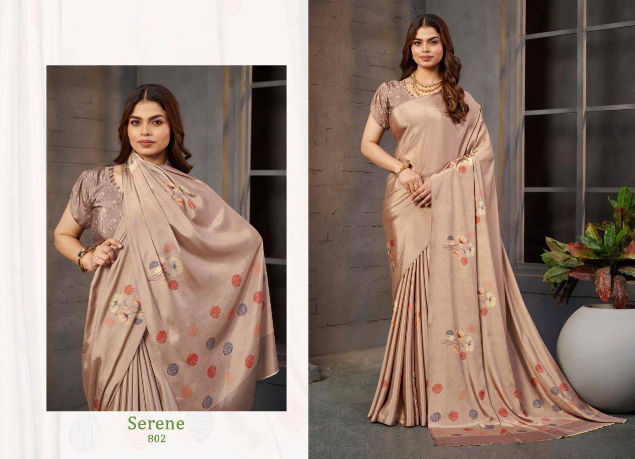 Tulsi serena digital print Designer sarees wholesale in Surat