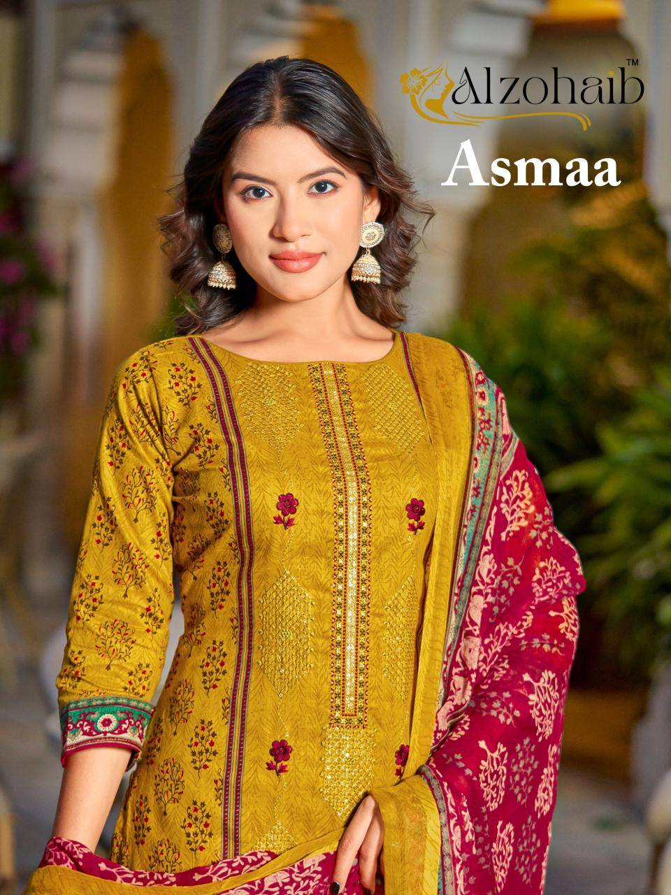 Alzohaib asmaa AZ-1370 to 1373 Bulk Salwar Kameez Suppliers in Kolkata
