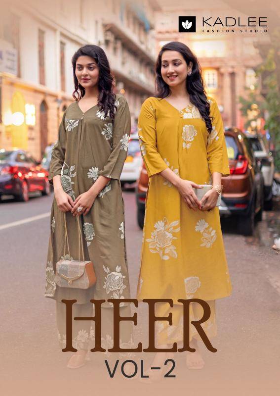 Kadlee heer vol 2 coord set Wholesale Kurti dealer in mumbai