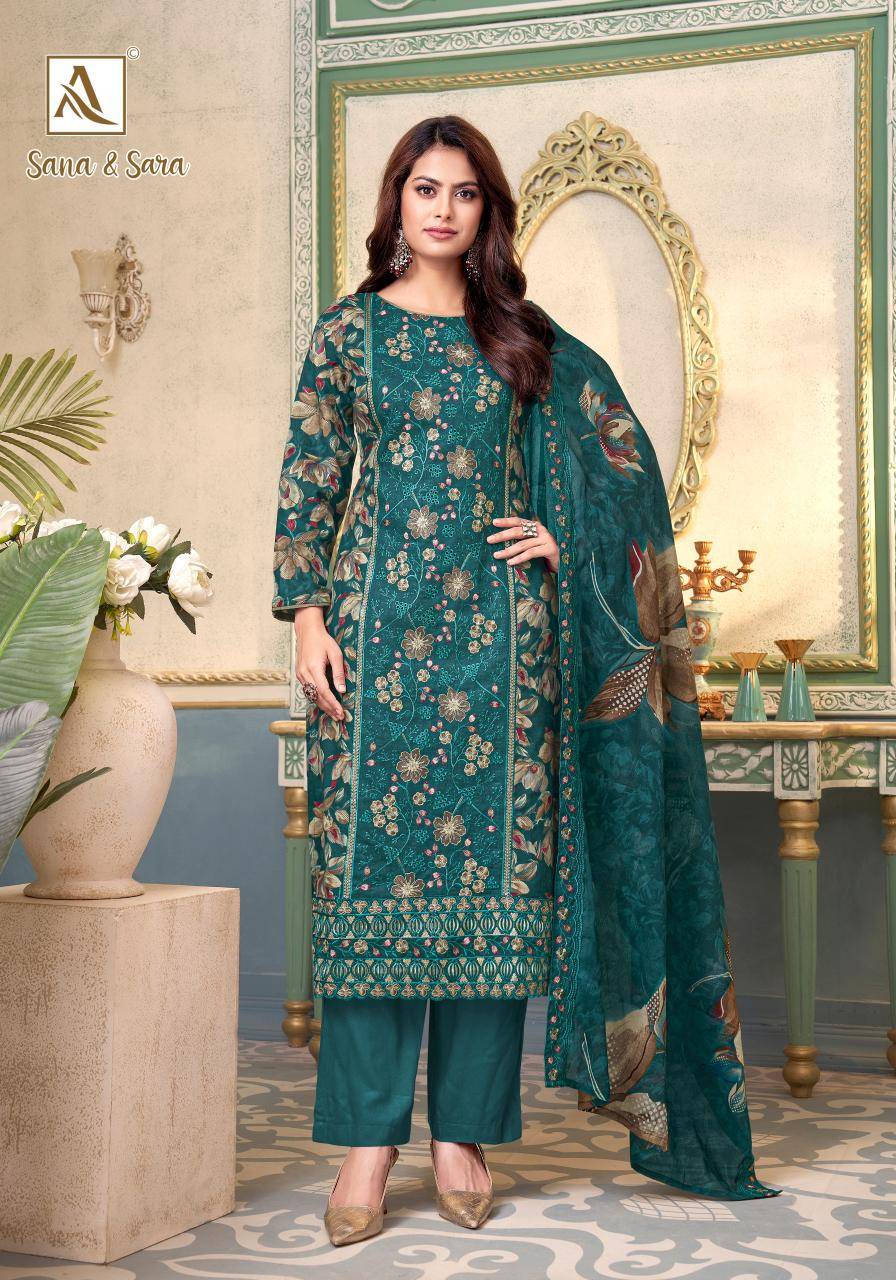 Alok suit sana & sara Dress material manufacturers in Kolkata